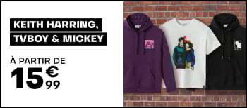 Keith Harring, TvBoy & Mickey à partir de 15€99