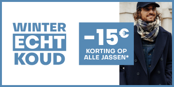 Winter echt koud -15€ korting op alle jassen*