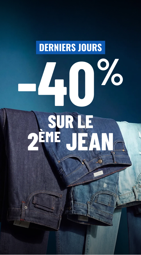 -40% sur le 2ème jean