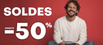 Soldes jusqu'à -50%*