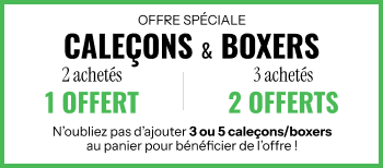 Offre spéciale Boxers