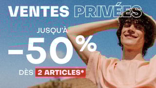 VP. Jusqu'à -50% dès 2 articles*