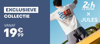 Exclusieve collectie Jules x 24H le mans vanaf 19€99