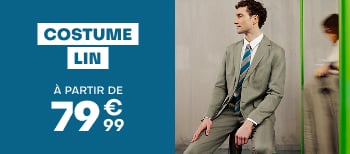 Costume en lin à partir de 79€99