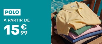 Polo à partir de 15€99