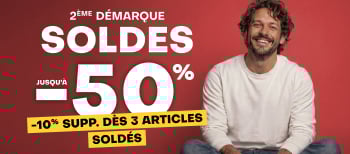 Soldes jusqu'à -50%*