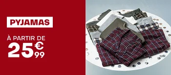 Pyjamas à partir de 25€99