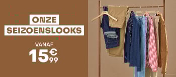 Onze seizoenslooks vanaf 15€99