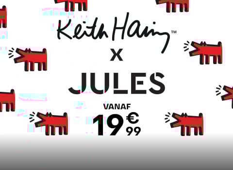 Jules x Keith Haring vanaf 19€99