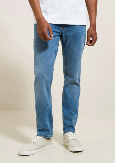 Gilet Homme Jules En Coton Bleu Chiné (couleur Jean) - Taille S - Occasion Très Bon état