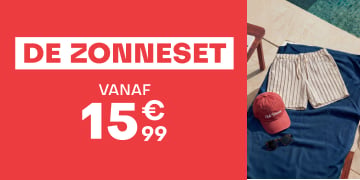 De zonneset vanaf 15€99