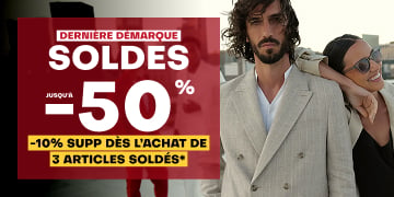 Soldes, jusqu'à -50%